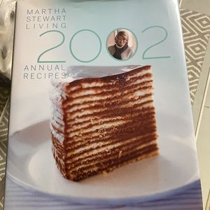 Autographed Martha Stewart Living 2002 Recipes Cookbook